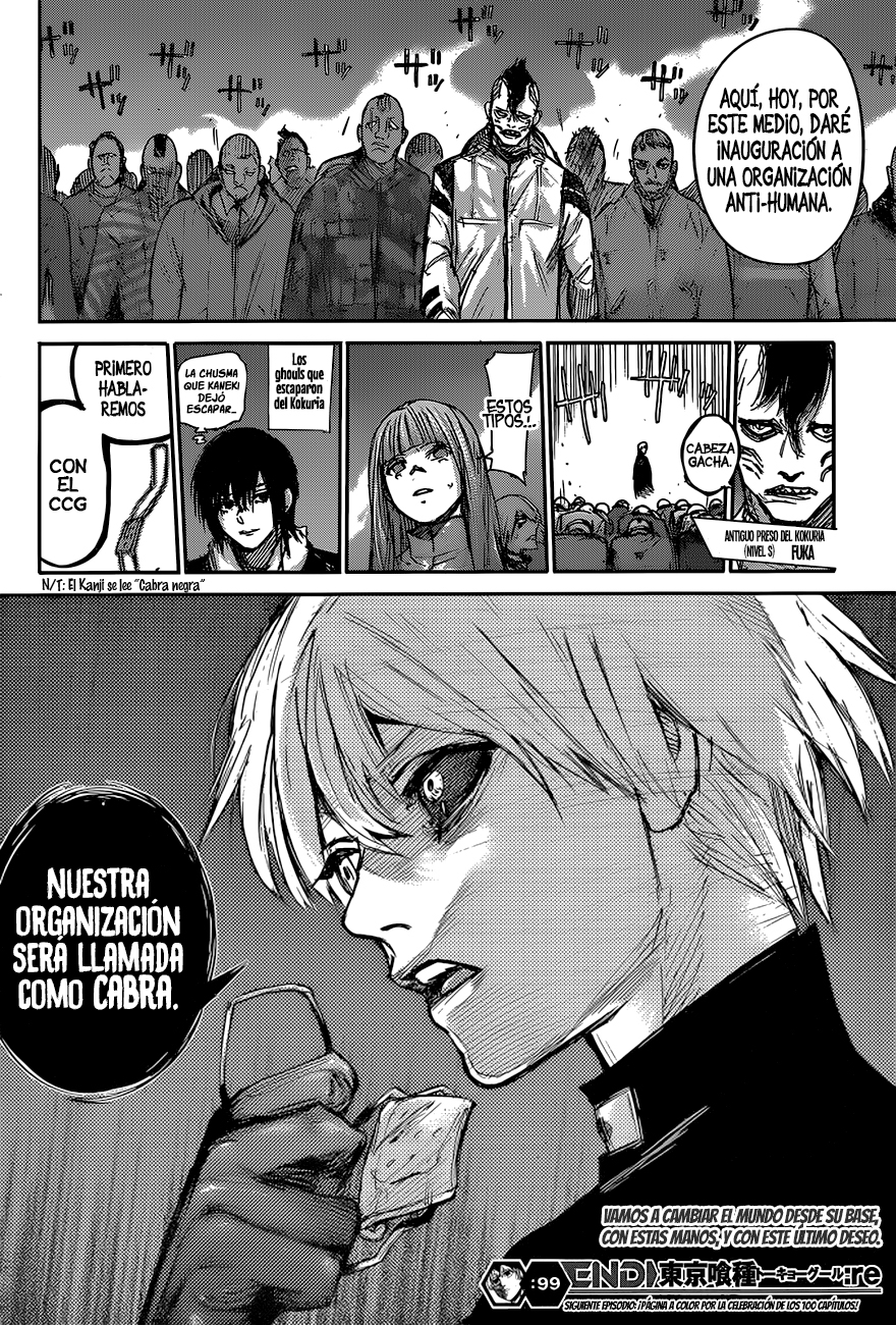 Read Tokyo Ghoul Re ES Manga Online