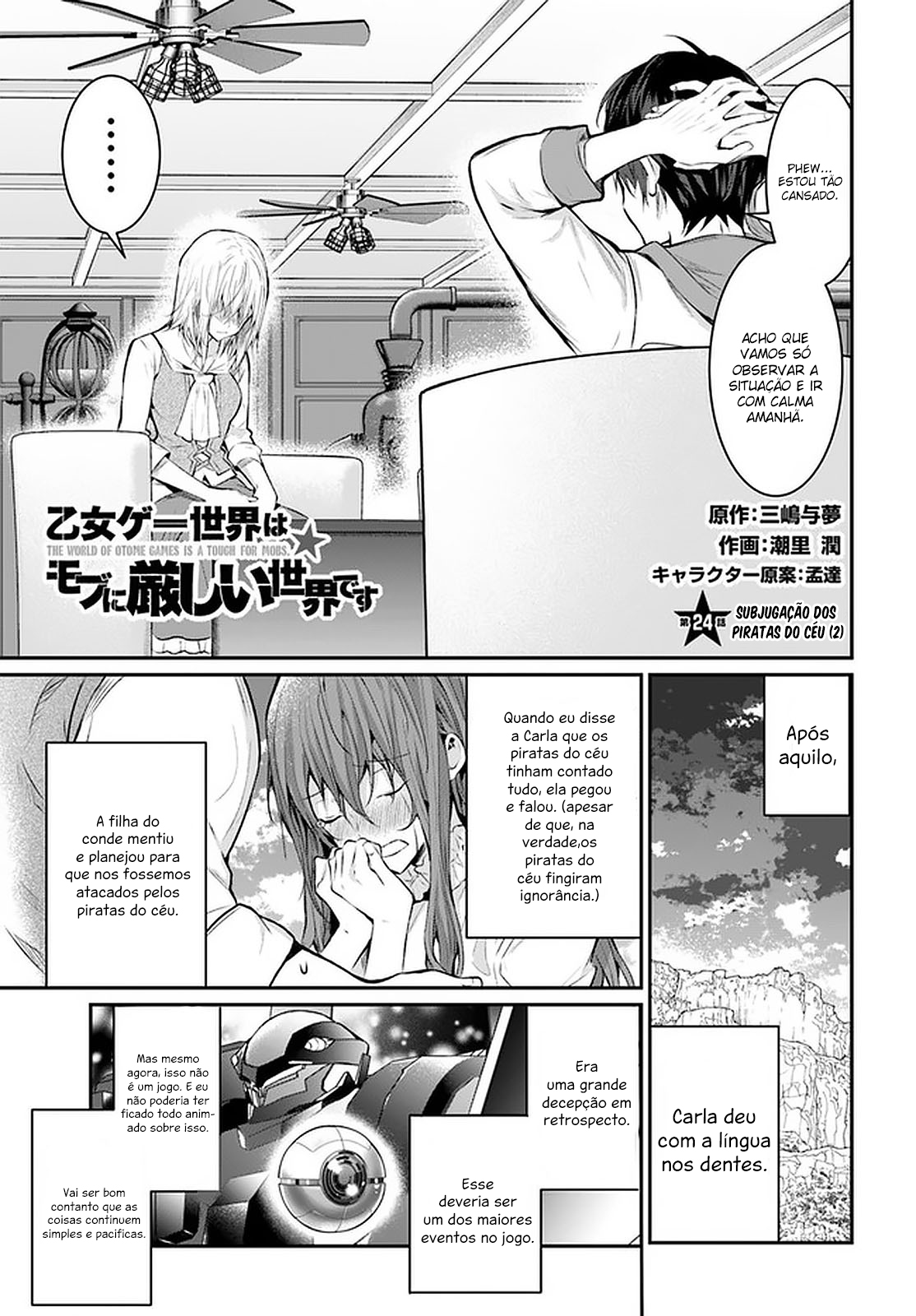 Read Otome Game Sekai wa Mob ni Kibishii Sekai desu PT Manga Online