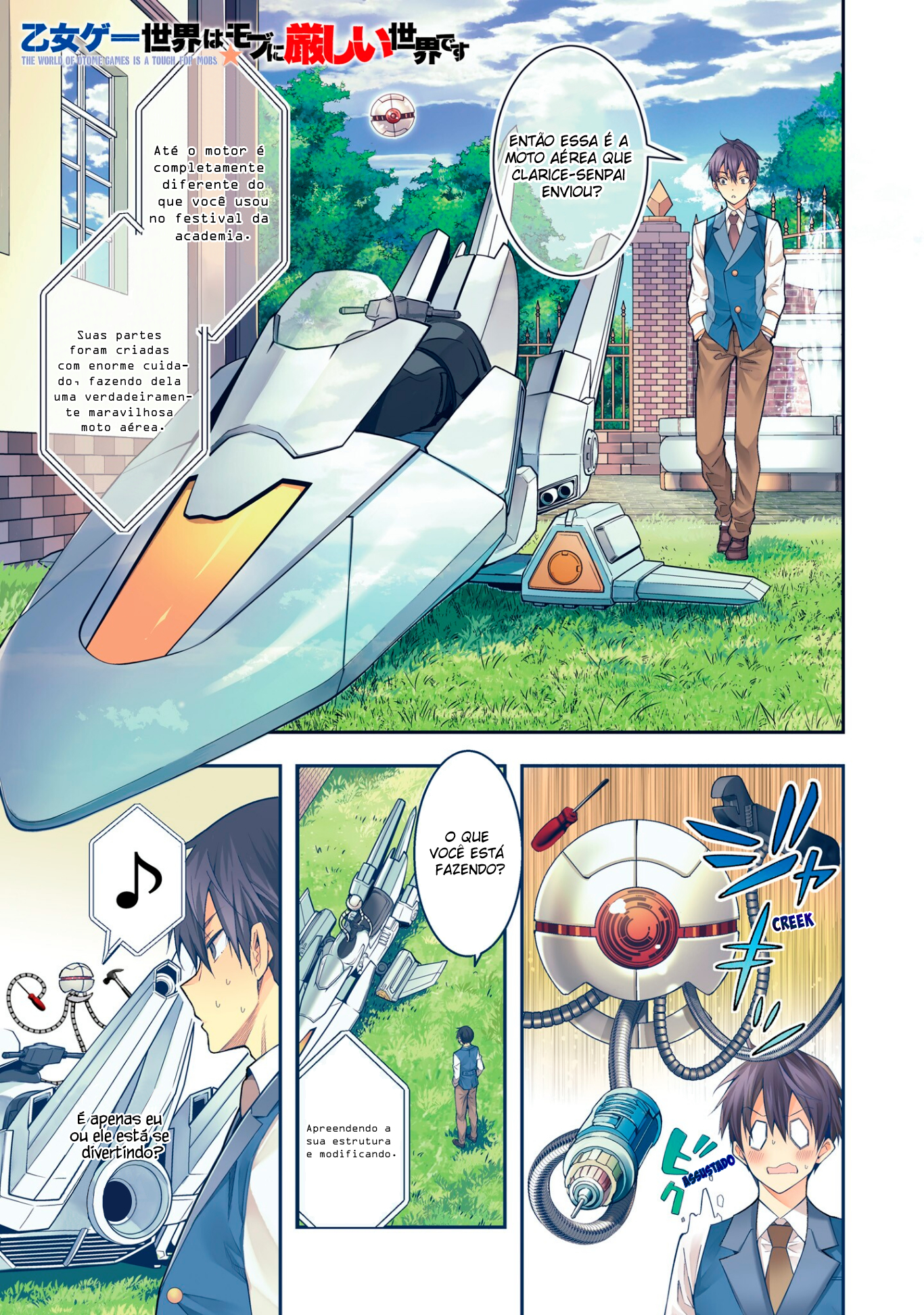 Read Otome Game Sekai wa Mob ni Kibishii Sekai desu PT Manga Online