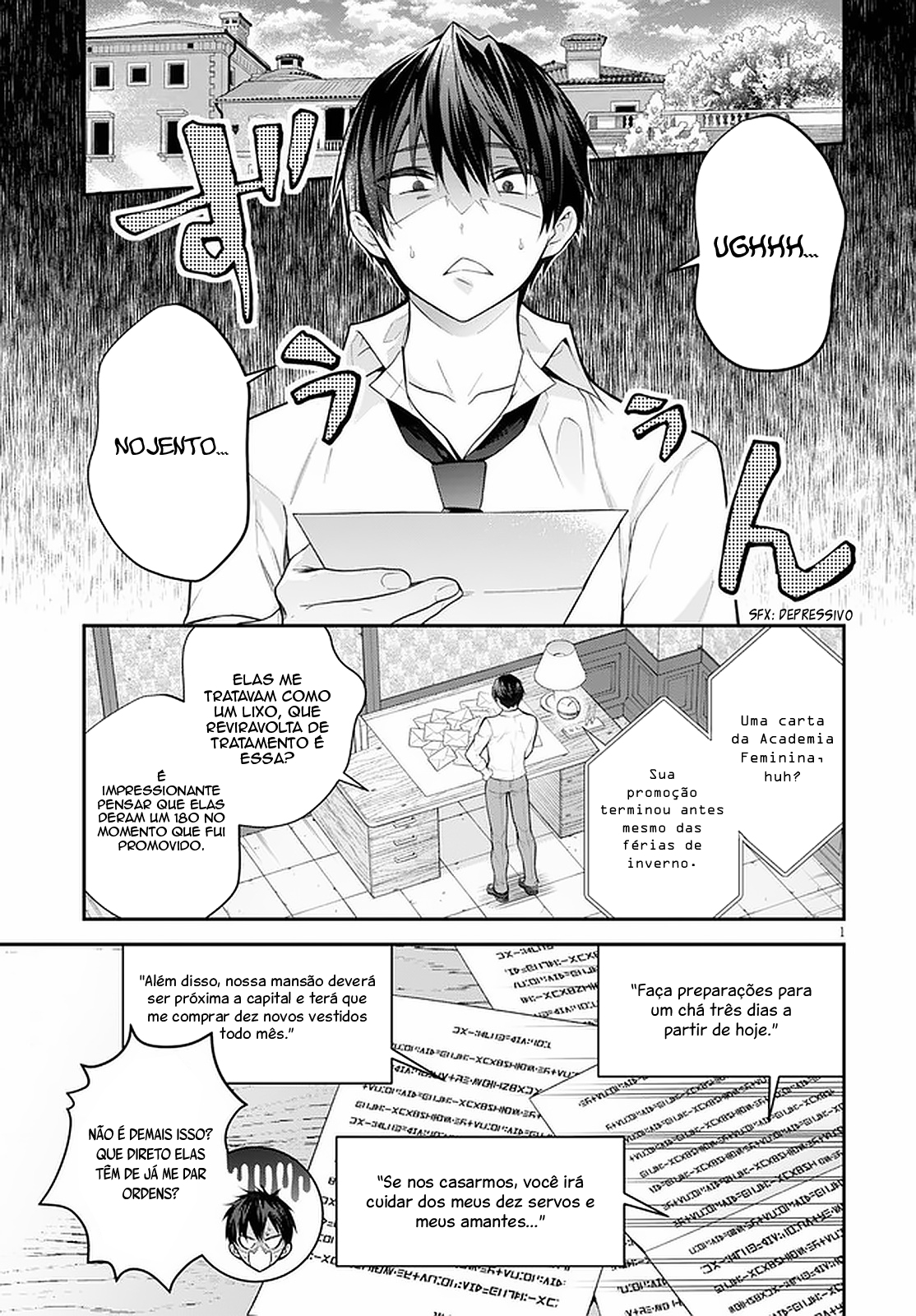 Read Otome Game Sekai wa Mob ni Kibishii Sekai desu PT Manga Online