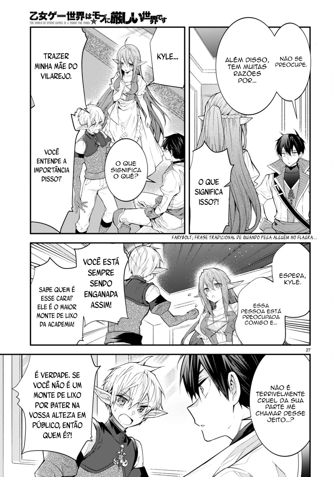 Read Otome Game Sekai wa Mob ni Kibishii Sekai desu PT Manga Online