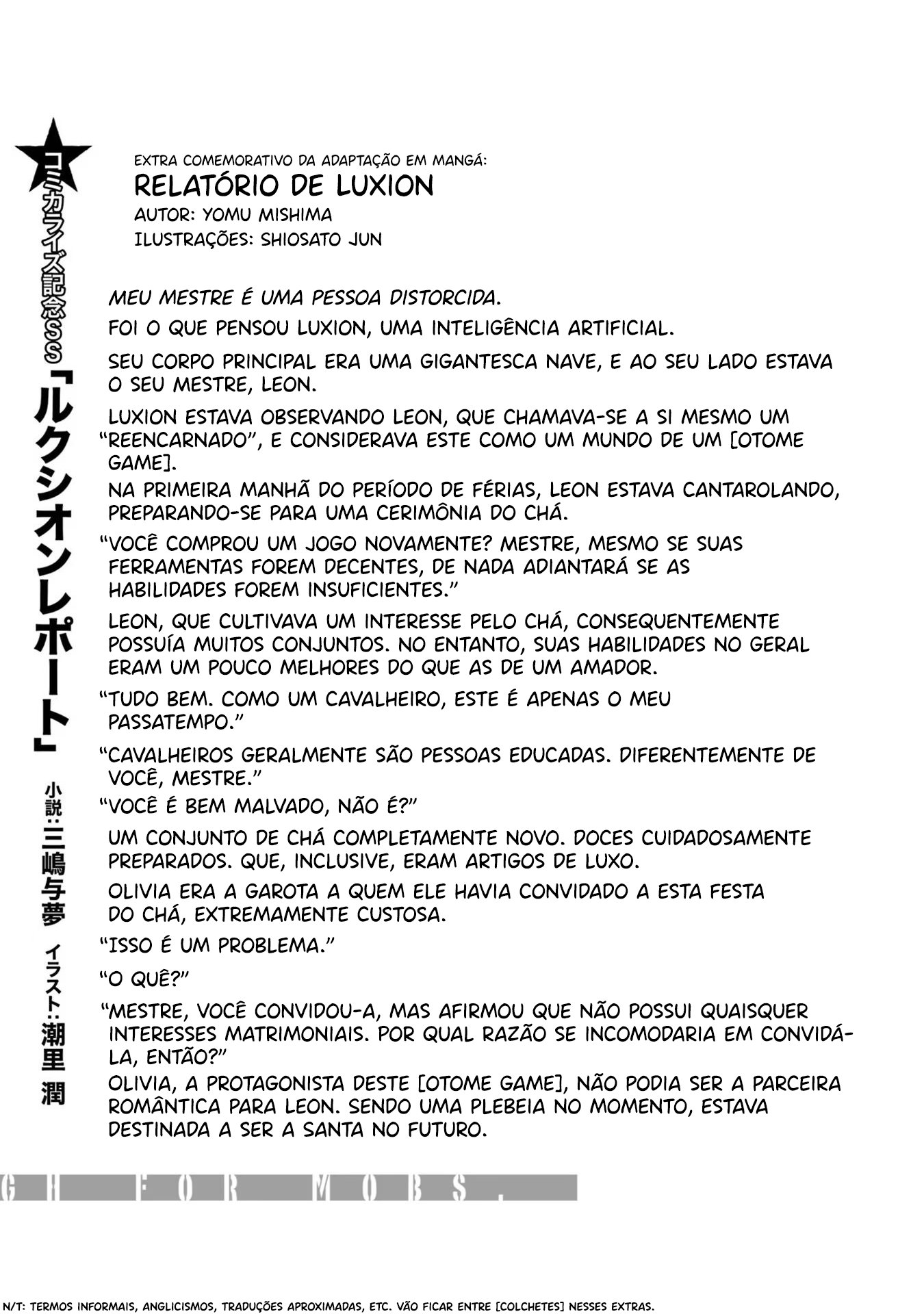 Read Otome Game Sekai wa Mob ni Kibishii Sekai desu PT Manga Online