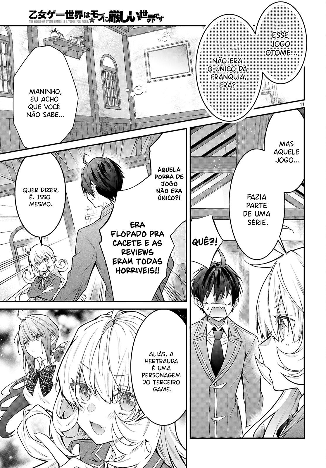 Read Otome Game Sekai wa Mob ni Kibishii Sekai desu PT Manga Online