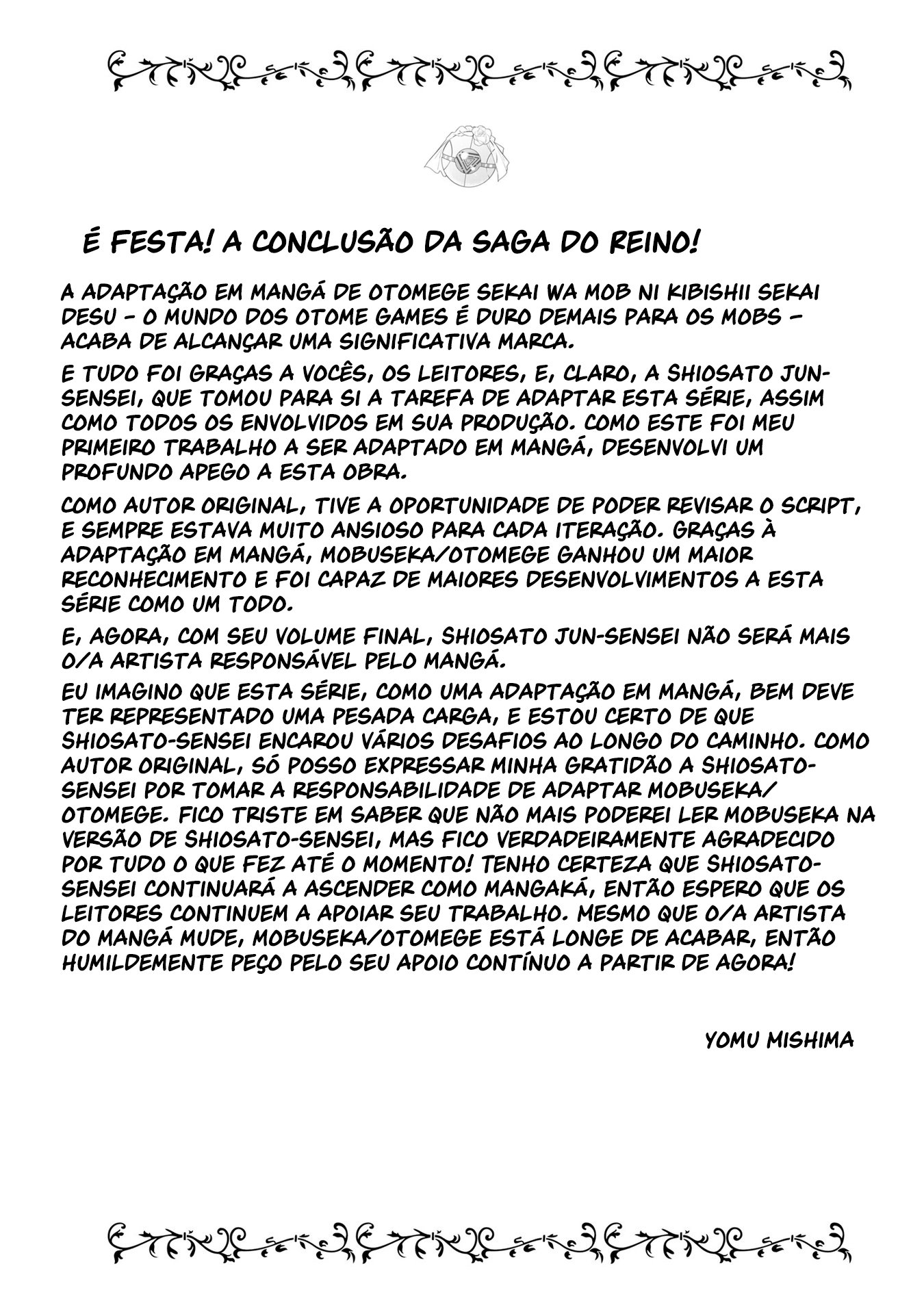 Read Otome Game Sekai wa Mob ni Kibishii Sekai desu PT Manga Online